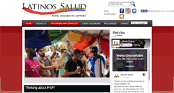 Desktop Screenshot of latinossalud.org